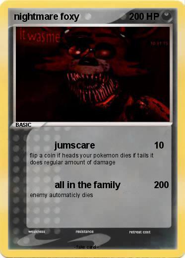 Pokemon nightmare foxy