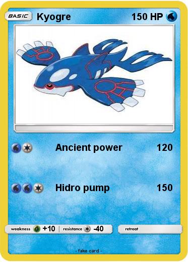 Pokemon Kyogre
