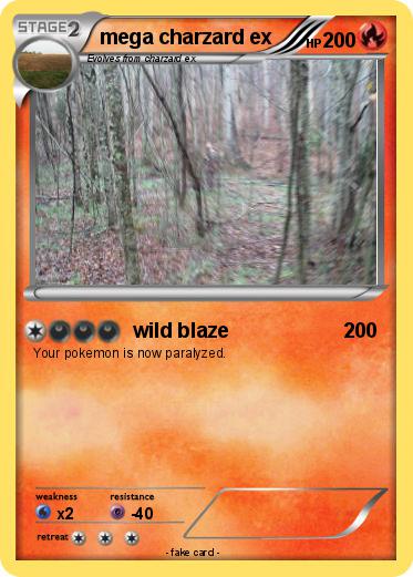 Pokemon mega charzard ex