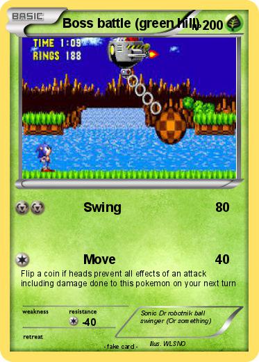 Pokemon Boss battle (green hill)