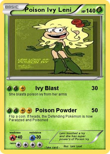 Pokemon Poison Ivy Leni
