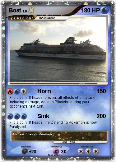 Pokemon Boat