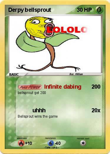 Pokemon Derpy bellsprout