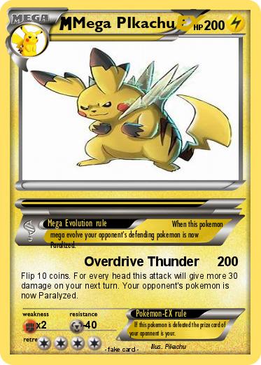 Pokemon Mega PIkachu