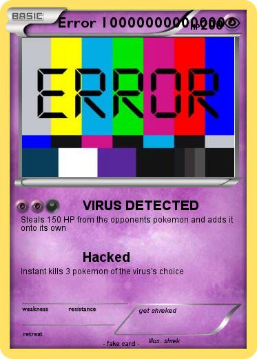 Pokemon Error 10000000000000