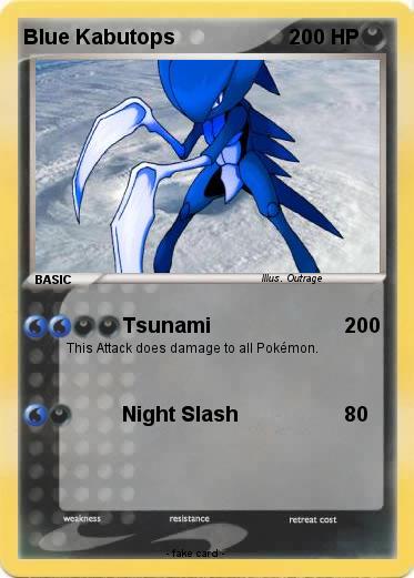Pokemon Blue Kabutops