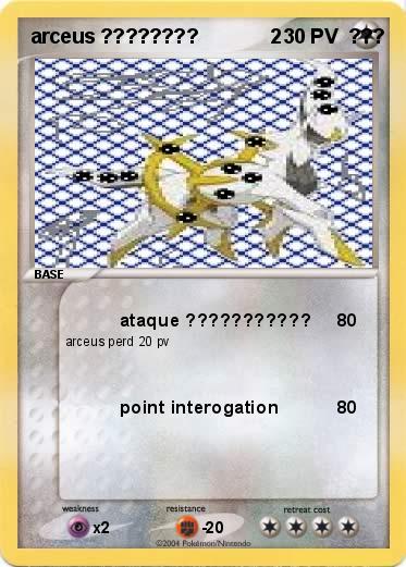 Pokemon arceus ????????             2            ???