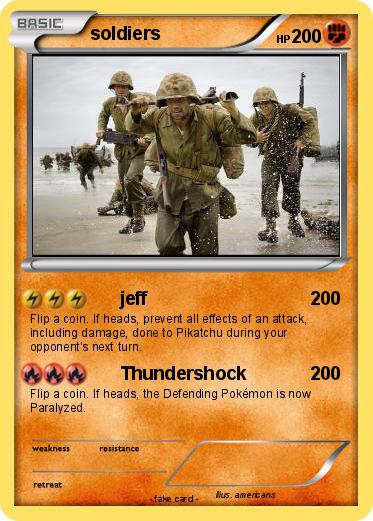 Pokemon soldiers