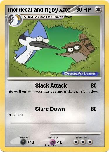 Pokemon mordecai and rigby