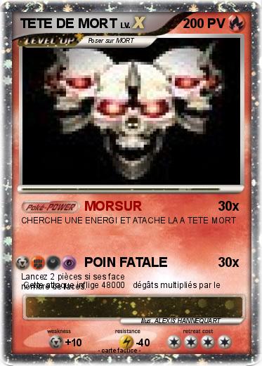 Pokemon TETE DE MORT
