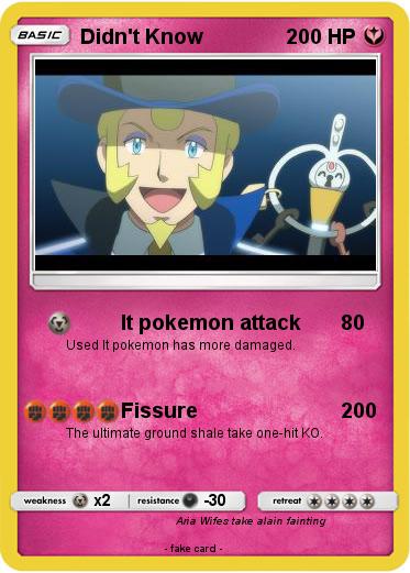 Pokemon Didn't Know