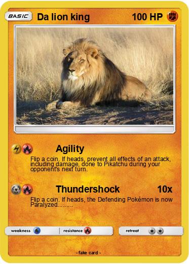Pokemon Da lion king