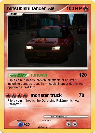 Pokemon mitsubishi lancer