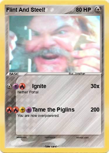 Pokemon Flint And Steel!