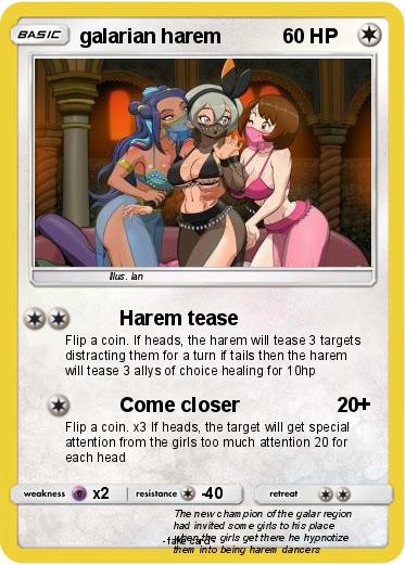 Pokemon galarian harem