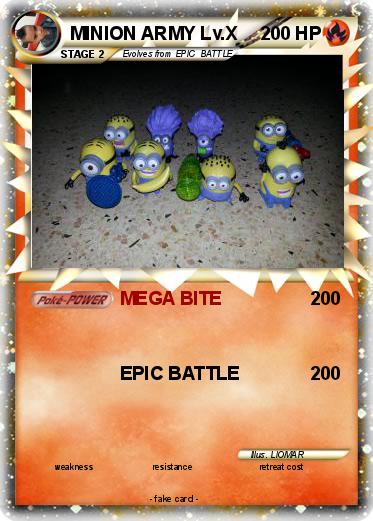 Pokemon MINION ARMY Lv.X