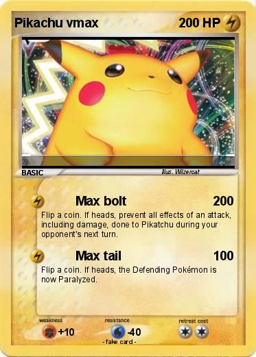 Pokemon Pikachu vmax
