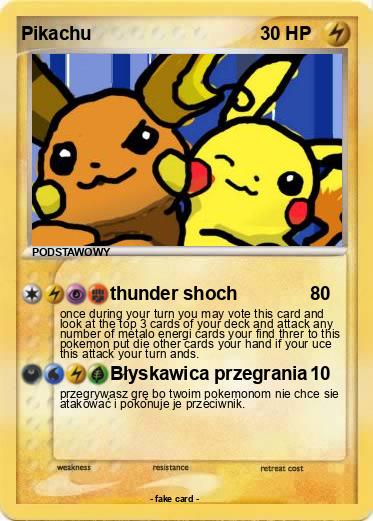 Pokemon Pikachu