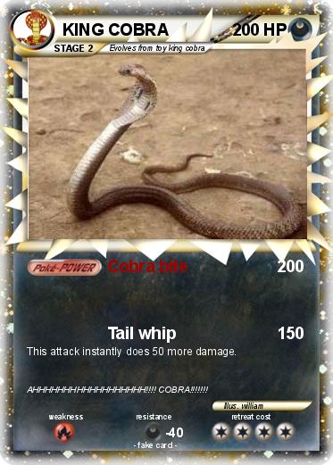 Pokemon KING COBRA