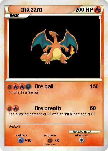 Pokemon chaizard