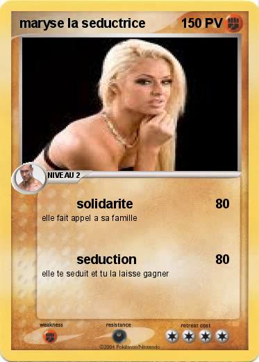 Pokemon maryse la seductrice