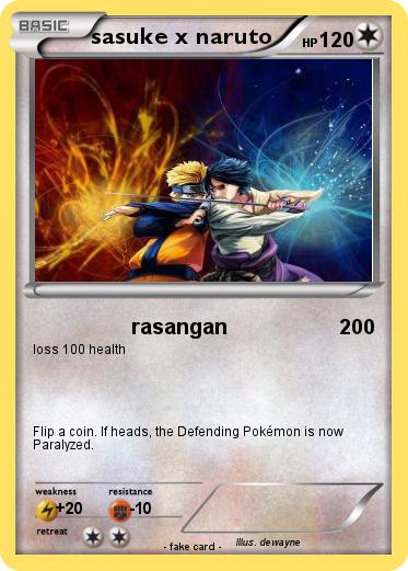 Pokemon sasuke x naruto