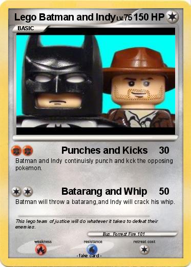 Pokemon Lego Batman and Indy
