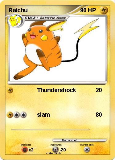 Pokemon Raichu