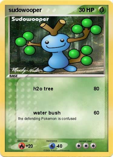 Pokemon sudowooper 