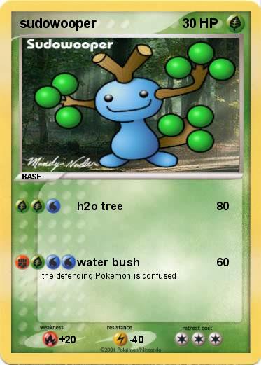 Pokemon sudowooper 