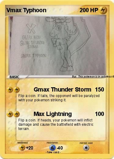 Pokemon Vmax Typhoon