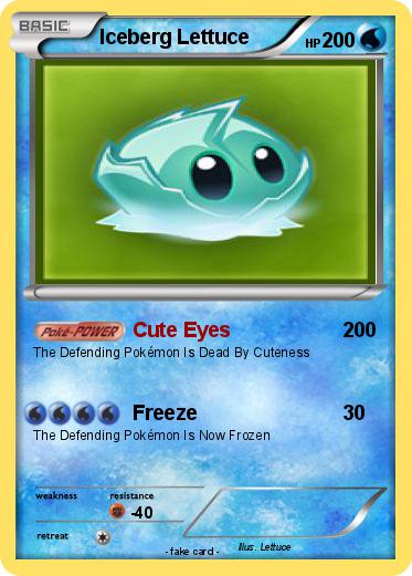 Pokemon Iceberg Lettuce