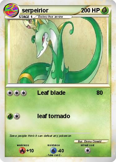 Pokemon serpeirior