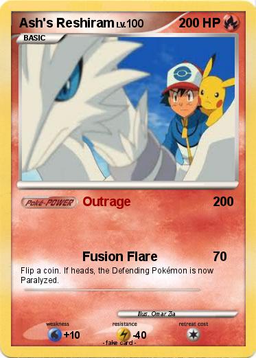 Pokemon Ash's Reshiram