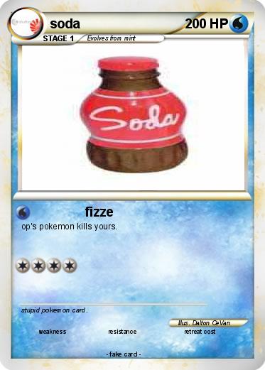 Pokemon soda