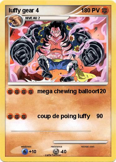 Pokemon luffy gear 4