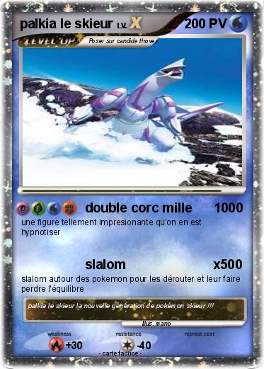 Pokemon palkia le skieur