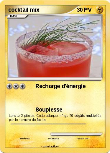 Pokemon cocktail mix