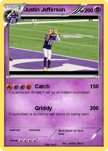 Pokemon Justin Jefferson