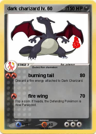 Pokemon dark charizard lv. 60