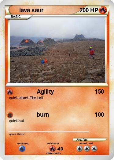 Pokemon lava saur