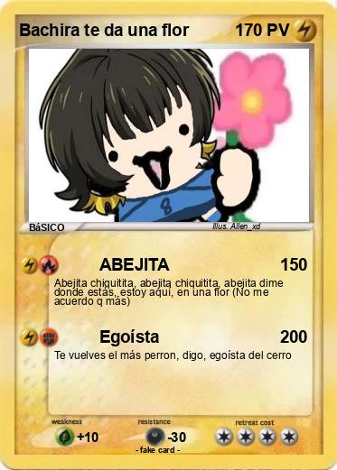 Pokemon Bachira te da una flor