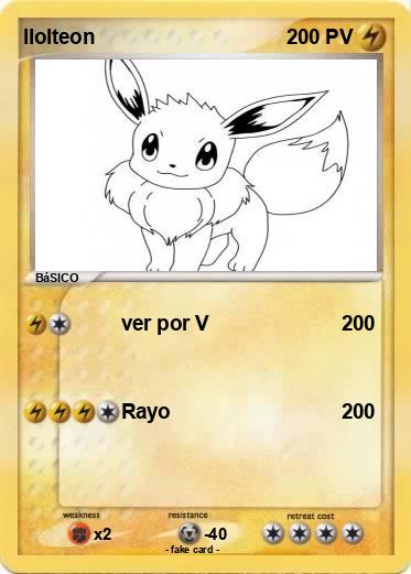 Pokemon llolteon