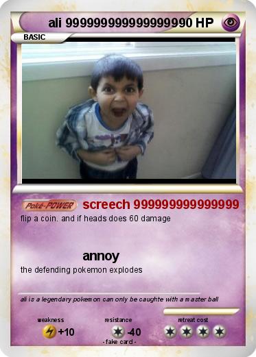 Pokemon ali 9999999999999999