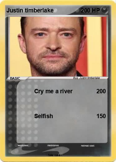 Pokemon Justin timberlake