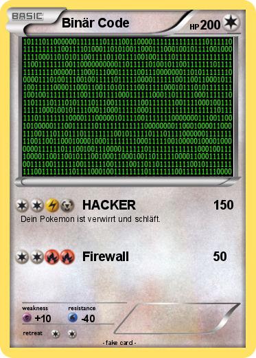 Pokemon Binär Code