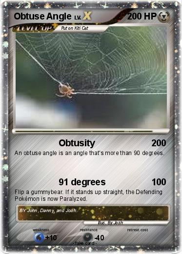 Pokemon Obtuse Angle