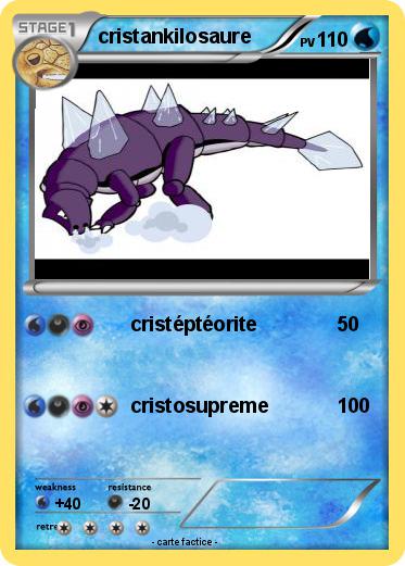 Pokemon cristankilosaure