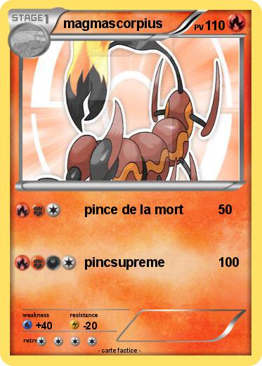 Pokemon magmascorpius