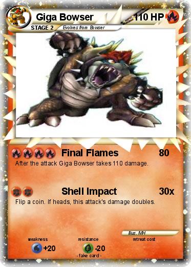 Pokemon Giga Bowser